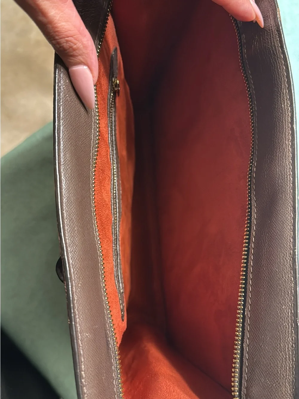 Louis Vuitton Brown Damier Ebene Canvas Men's Briefcase Tote